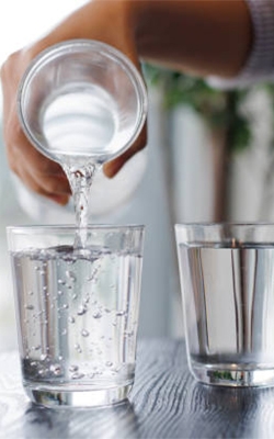 Water quality tester for filtered water