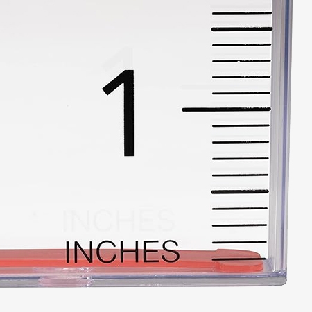 Waterfall rain gauge detail