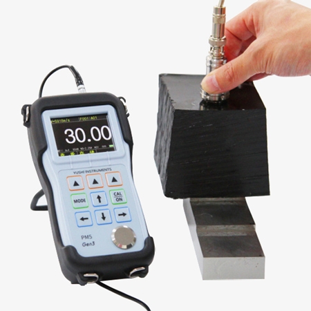 Waterproof digital ultrasonic thickness tester