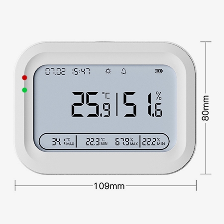 WIFI temperature and humidity data logger structure diagram