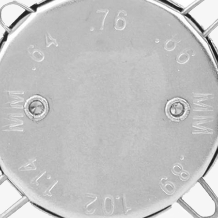 Wire spark plug gap tool detail
