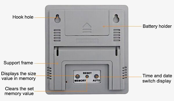 Wireless thermometer hygrometer details