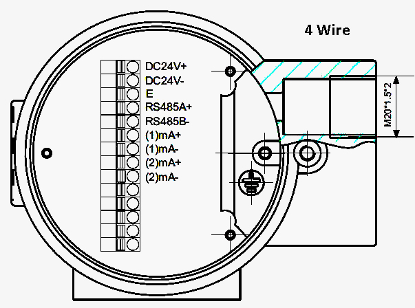 Tuning fork density meter wiring diagram
